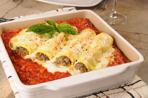 Cannelloni with San Marzano Tomatoes