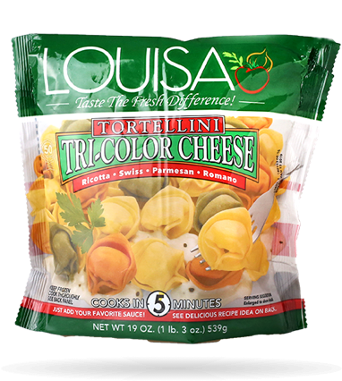 Louisa Tri-Color Cheese Tortellini