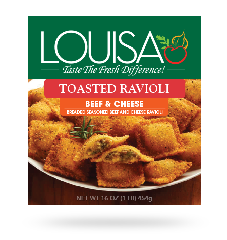 Toasted Beef & Cheese Ravioli