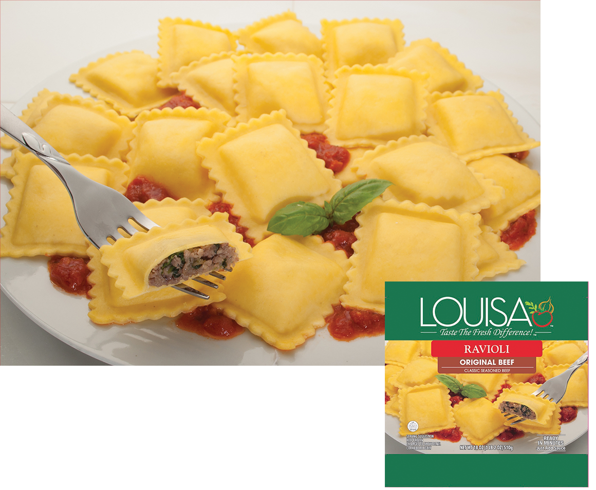 Ravioli. Original Beef | Louisa Foods